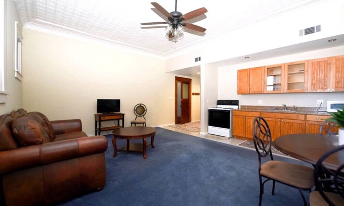 Eastland Apartment | The Waco Apartment at The Eastland Historic Hotel