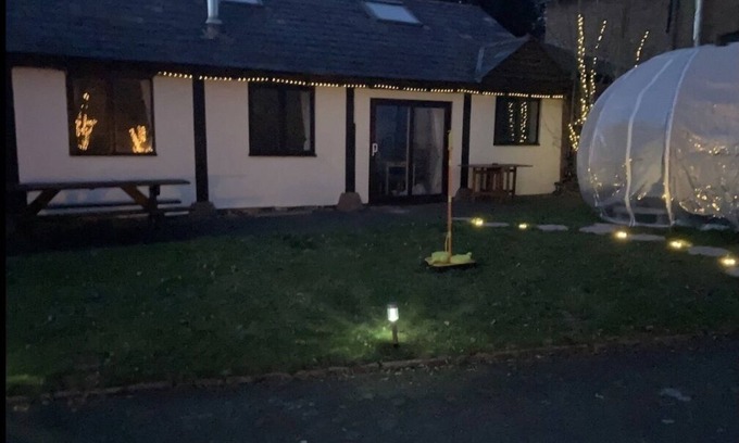 Callow House | The Warm Hearth: The Stables, Cozy Home With Private hot tub in our Magical Dome