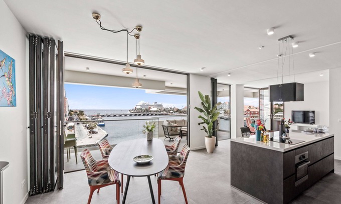Pietermaai District Apartment | The Wharf 9 city apartment, overlooking Annabay, downtown Willemstad