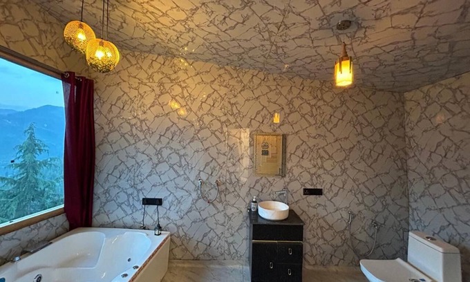 Banjar Cottage | The Woodnest - Serene Wooden Suite with Jacuzzi & Mountain Views - Luxe Retreat