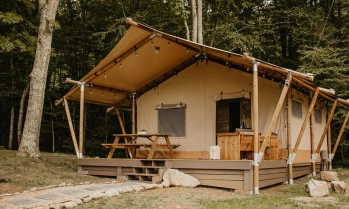 Flag Pond Cabin | The Woody Unit 6 - Glamping Retro