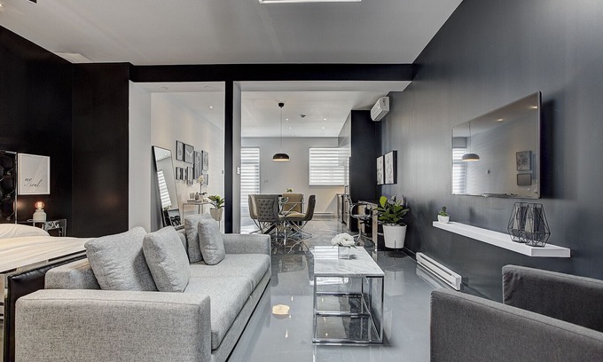 Pointe-Saint-Charles Apartment | THE YANG | One-Bedroom Loft w.Terrace