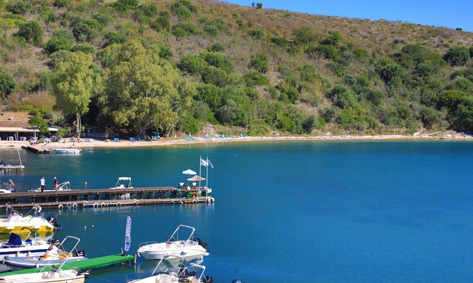 Agios Stefanos Apartment | Theophilos 2: Amazing location, Bay views, A/C, WiFi, sleeps 4