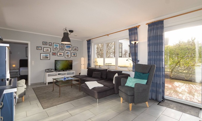 Hornum Apartment | This 3 room holiday apartment is on the ground floor and spacious