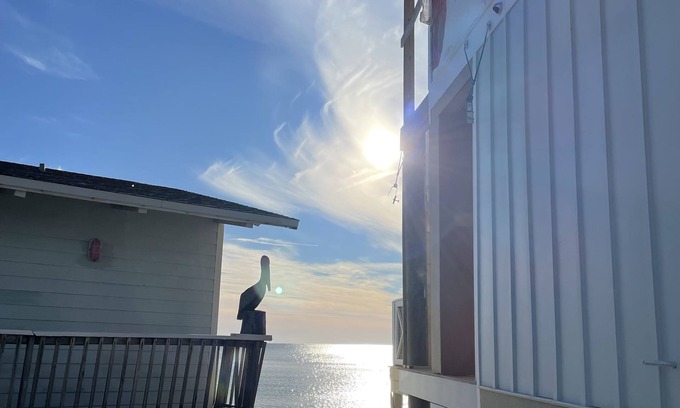 Lower Grand Lagoon House | This adorable cottage is DIRECTLY ON THE BEACH-RARE FIND!