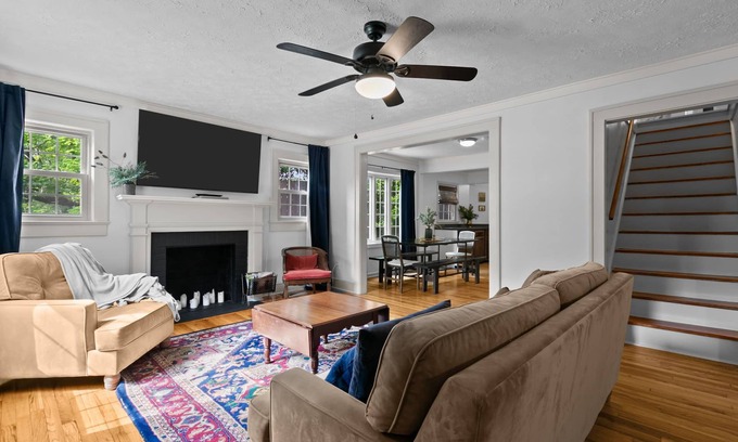 Terry Sanford House | This beautiful home is in the historic Haymount district of Fayetteville.