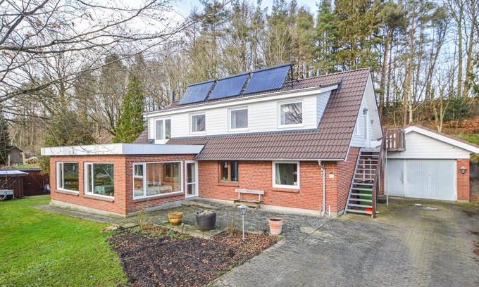 Egtved Apartment | This beautiful large vacation home is very close to attractions such as Legoland and the bog where t