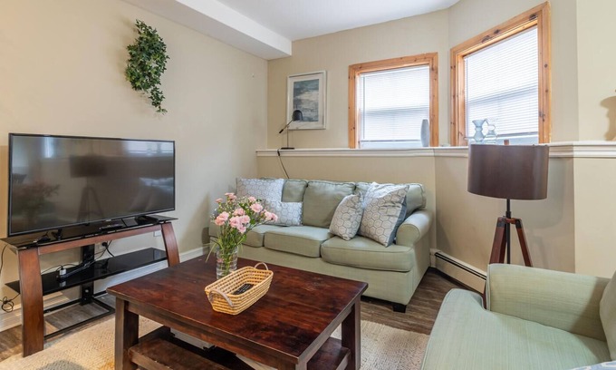 South End Apartment | This home is very unique and feels like a cottage with all of the trim being wooden pine