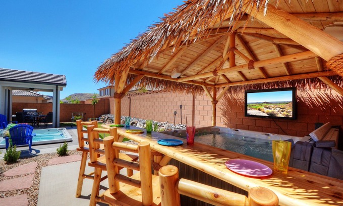 Sienna Hills House | Tiki Oasis at Ladera 325| Private Swimming Spa, Hot tub, and Community Pool