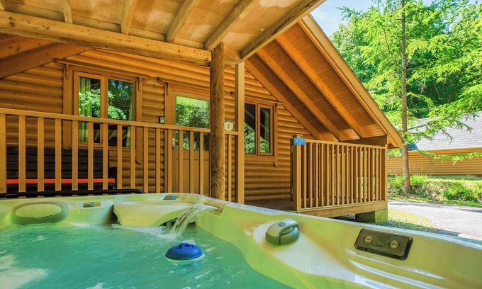 Westleigh Ski Chalet | Timber lodge set in an elevated woodland position with one double and one twin.