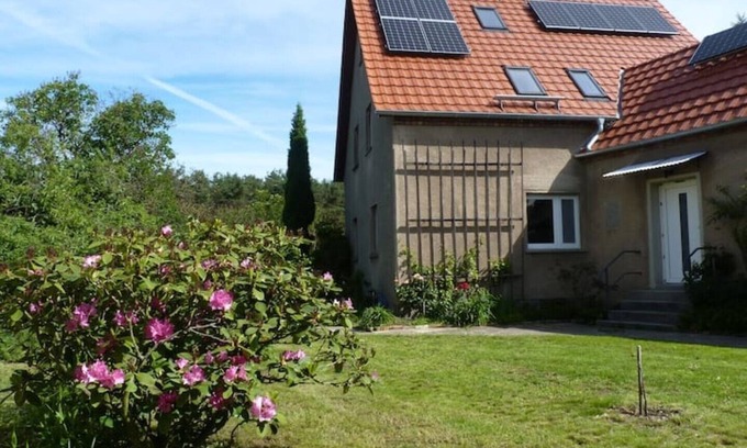 Hermsdorf House | Time-out house Jannowitz with fireplace, sauna and garden in Lower Lusatia