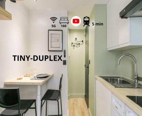 Saint Michel - Mairie Apartment | Tiny-duplex