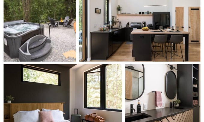 Asheville Cabin | Tiny Home Getaway 4 mile drive to DT w/Hot Tub