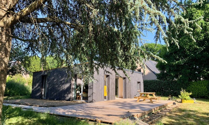 Saint-Gildas-des-Bois House | To enjoy Brittany this summer, wooden house for 2 Pax to rent 1 or 2 months