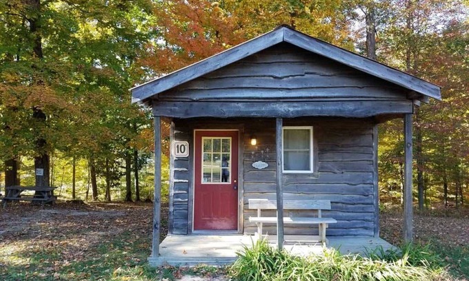 Helmsburg Cabin | "Tom T" Camping Cabin #10 | Pet Friendly