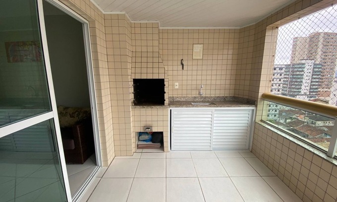 Vila Assuncao Apartment | TOP apartment with sea view, gourmet terrace 50 m from the beach