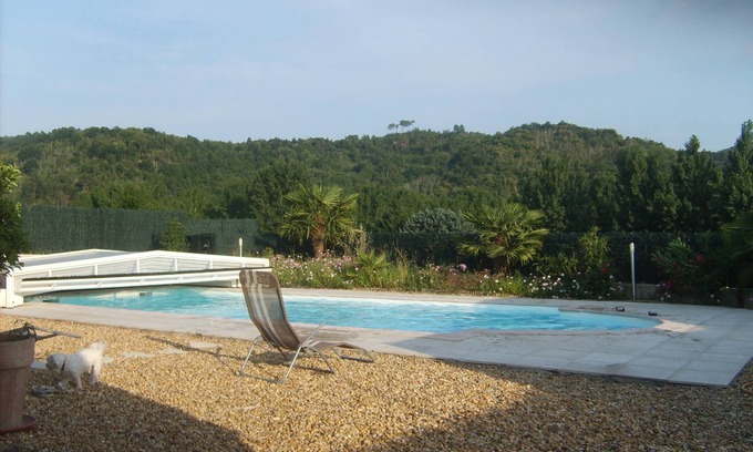 Thoiras House | TOP COMFORT Mobilhome 35m² on private land with trees of 800 M². private pool