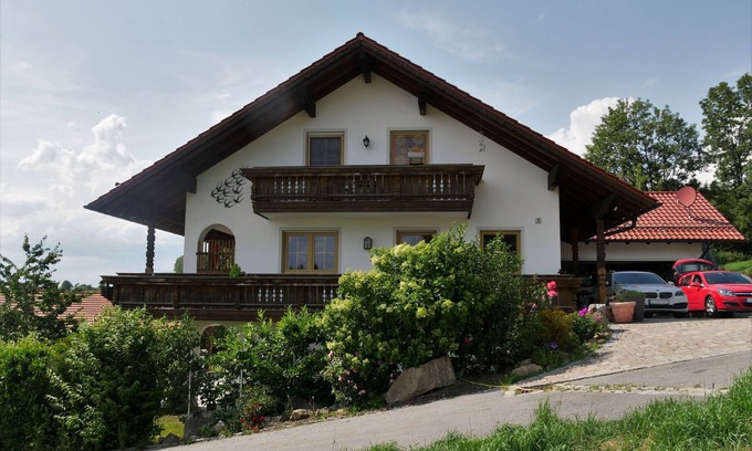 Elisabethszell Apartment | Top floor apartment, with distant views, sometimes as far as the Alps.