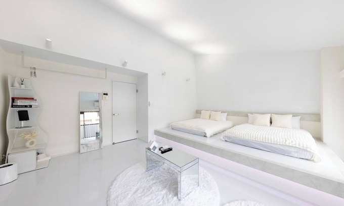 Chuo-ku Apartment | Top floor comfortable room with two double beds/Fukuoka Fukuoka