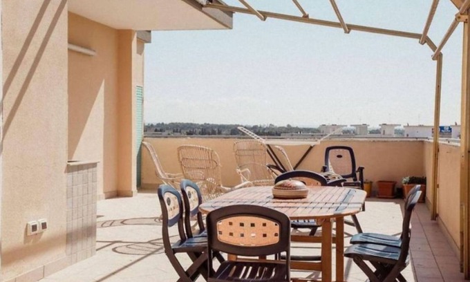 Province of Lecce Apartment | Top floor flat with sea view in Gallipoli