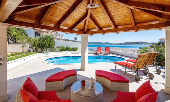 Dvornica Villa | TOP LOCATION! Villa Tihana, 5 meters from the beach. Kanica, Split-Šibenik area.
