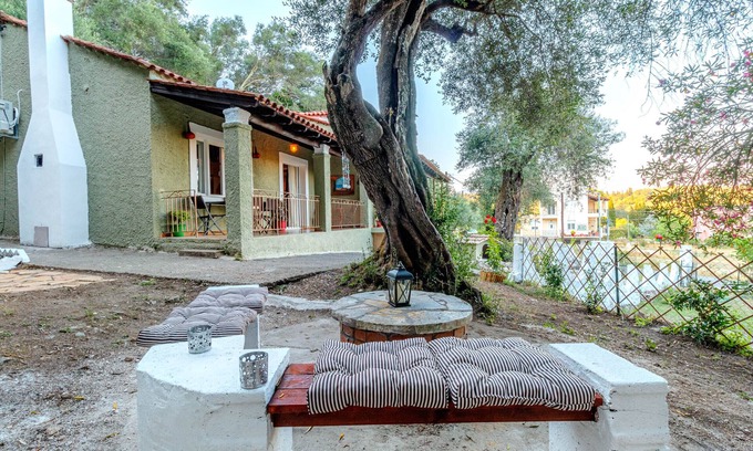 Doukades Villa | Total Privacy in a Big House withnLarge Garden inside an Olive Tree Forest