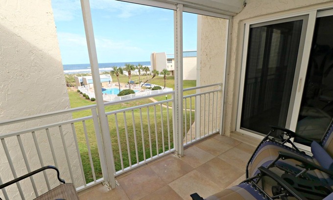 Crescent Beach Apartment | Tradewinds 113--Direct Ocean View, Remodeled Condo in Crescent Beach