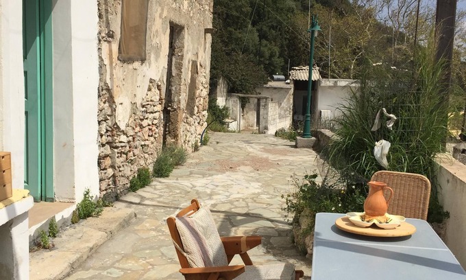 Asklipiio House | Traditional house in Platania village, Rhodes, Greece.