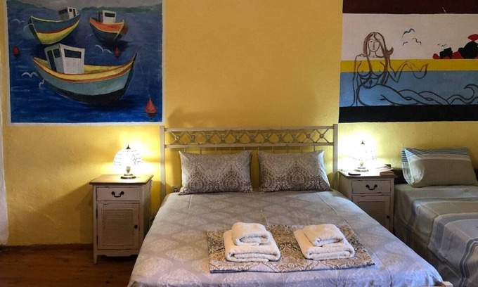 Glossa House | Traditional house next to the central village square