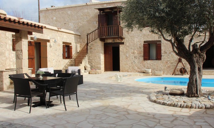 Mesa Chorio House | Traditional Stonehouse With Modern Comfort, Private Pool, Views, Wi-fi