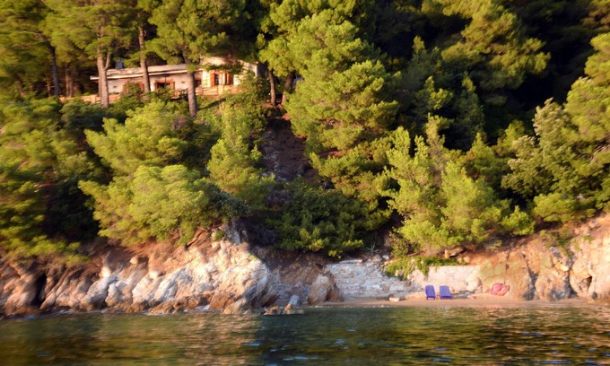 Kanapitsa Villa | Traditional villa Seagullstone, with private beach and magnificent view
