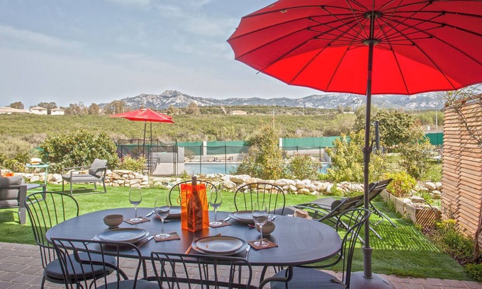 Calenzana Apartment | Tramontana, quiet place, 7 min from beach, swimming pool, bbq