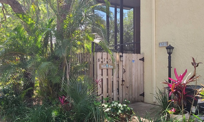 Ocean Woods House | Tranquil 2 Bd, 2BA Tropical Getaway just steps from the Beach on the Space Coast