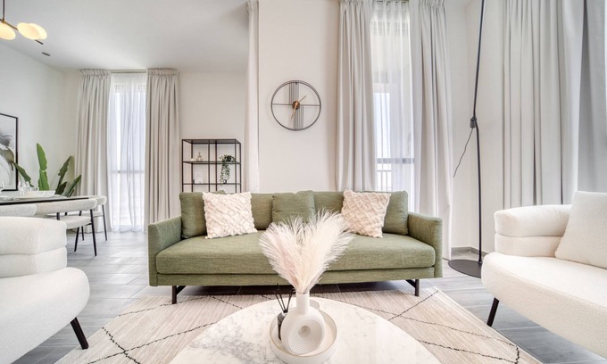 Dubai Production City Apartment | Tranquil 2BR w/Assistant’s Room at Mesk 1 Midtown Dubai Production City by Deluxe Holiday Homes