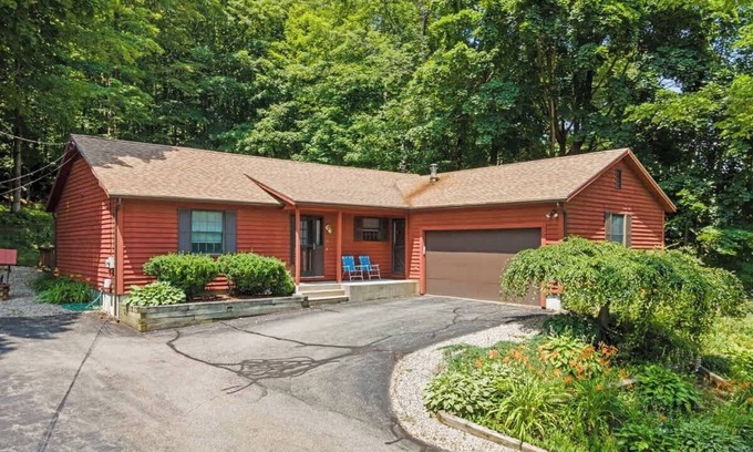 Center Harbor House | Tranquil 3BR Retreat Game Room, Deck, Beach Pass