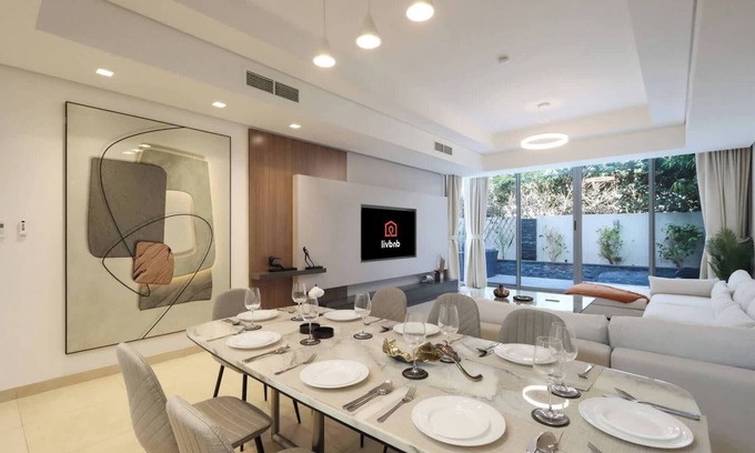 Dubai Ski Chalet | Tranquil Family Home, 4BR with Maid's Room
