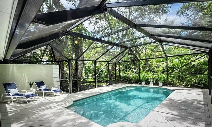 Central Beach House | Tranquil orchid island pool home