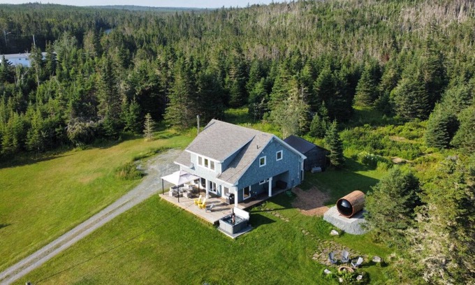 Halifax County House | Tranquil Seaside Getaway - hot tub -sauna -private