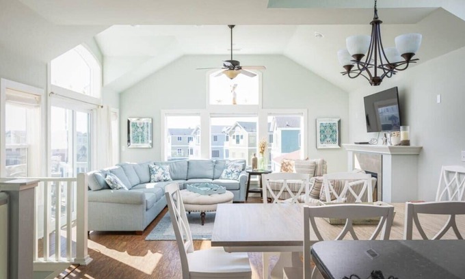 Whalehead Beach House | Tranquil Sunrises, Pool & Boardwalk Path to Beach!