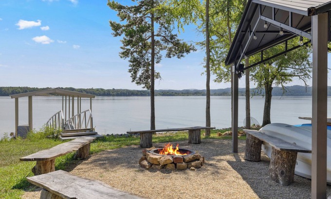 Dandridge House | Tranquil Waterfront-Private Dock, Sauna, Swim Spa