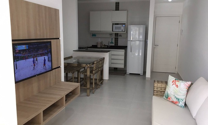 Itagua Apartment | TRANQUILITY AND COZINESS APT. W/AIR COND. COMPLETE GOURMET BALCONY FOR 8 PEOPLE