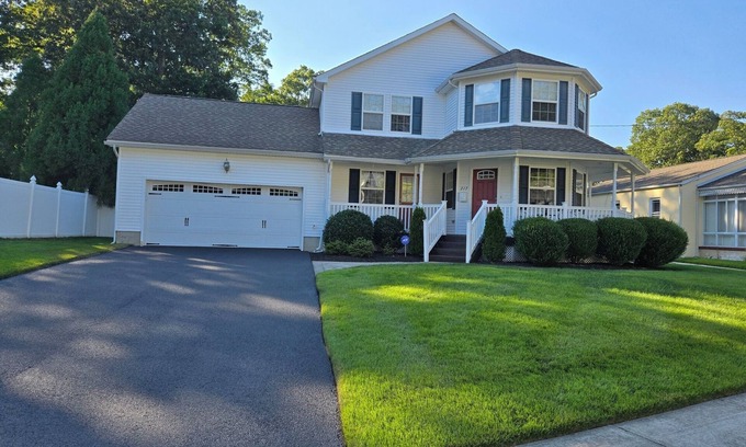 Absecon House | Tranquility Near the Sea with in-ground salt water pool and fenced in yard.