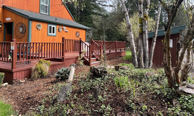 Blue River Cabin | Tree-lined retreat with a wood stove, grill, firepit, & mountain views - dogs ok