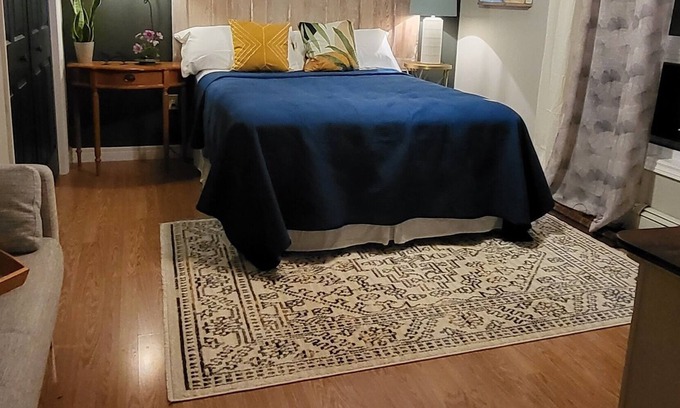 Points East Apartment | Treetop Apartment in Victoria Cross. Spacious apt with balcony overlooking creek