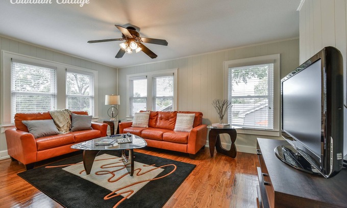 Crestline Area House | Treetop Getaway in Historic Neighborhood, top rated for cleanliness and location