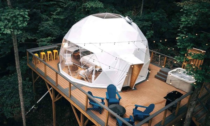 Tigerville Apartment | Treetop Getaway w/Hot Tub Peaceful retreat