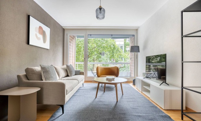 St. Johann Apartment | Trendy St. Johann 3 Room w/Storage, nr local market, by Blueground