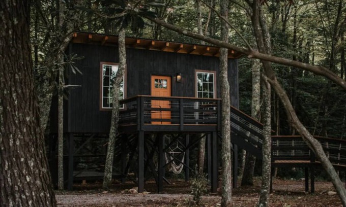 Flag Pond Cabin | Trent Treehouse Unit 7- Not Pet Friendly - Glamping Retro