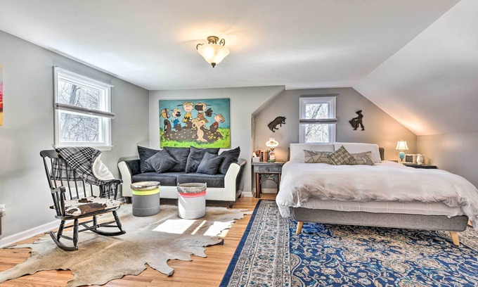 Pittsford Apartment | Trolley Apt Upper: Steps to Village Trail & Canal!