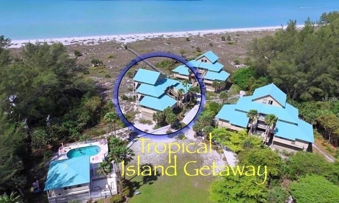 Placida Condo | Tropical Island Getaway Beachfront Condo; Gulf Views, Pool, Ferry & Parking incl